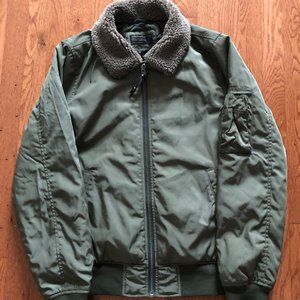 Abercrombie & Fitch - Sherpa Collar Bomber Jacket